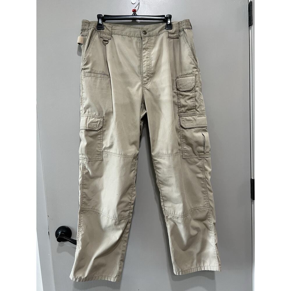 511 Tactical Series Pants Mens Tan Cargo Hunting Camping hikeWork Ripstop 38x30